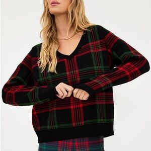 Beach Riot-Joey Sweater - Ribbon Plaid